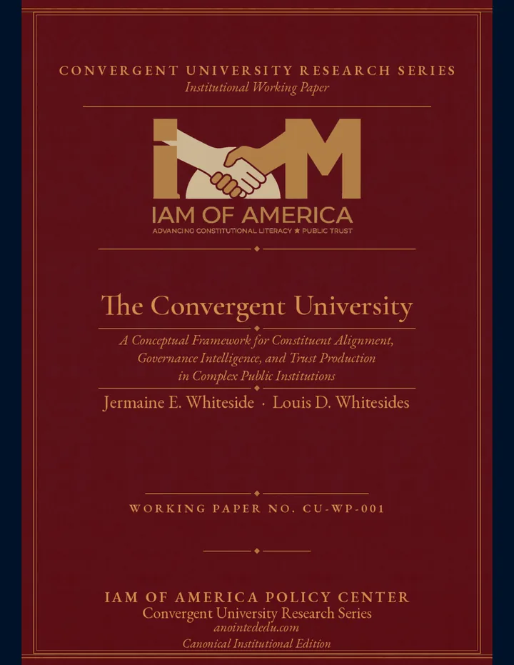 Cover of The Convergent University, CU-WP-001